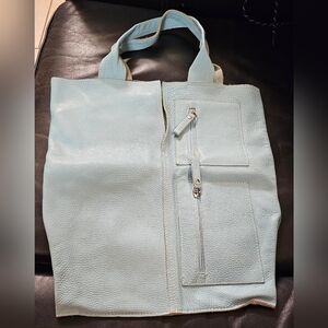 Elegant Light Blue Tote Bag
